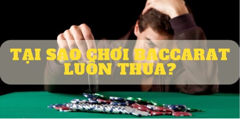 Lý do chơi cá cược Baccarat luôn thua tại nhà cái SV88